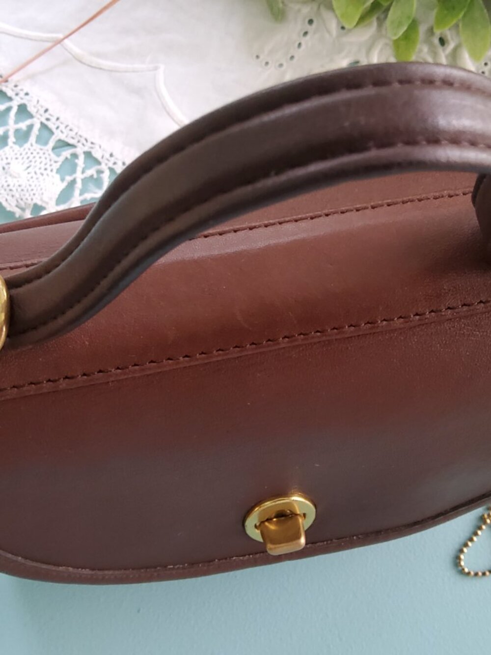 Vintage Coach Regina Crossbody in Mahogony 9983 - Picture 11 of 11